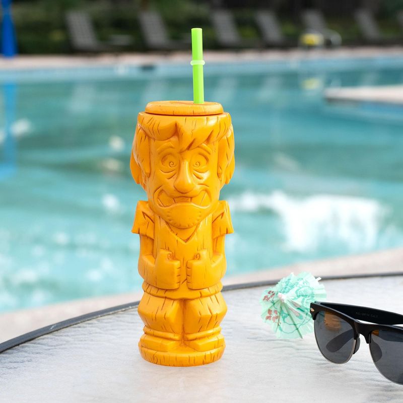 Beeline Creative Geeki Tikis Scooby-Doo Shaggy Plastic Tumbler with Straw | Holds 20 Ounces, 5 of 8