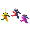 Kurt Adler Glass Christmas Ornament, Grateful Dead Bears, 4.25in (Pack of 3) - 2 of 3