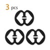 Allegra K Women's Bra Shoulder Strap Clips Buckles Bra Strap Anti-Slip Buckles Straps - 2 of 4
