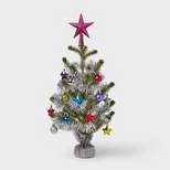 Mini Artificial Christmas Tree Decorating Set 15pc - Wondershop™