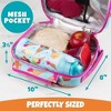 Bentology Insulated Lunch Box w Snack Pocket & Water Bottle Holder - Boys or Kids Lunchbox Tote Keeps Food Hotter or Colder Longer - Reusable Bag Fits - 4 of 4