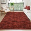 Washable Modern Solid Living Room Rugs, Abstract Indoor Contemporary Floor Carpet for Bedroom Dining Room - 2 of 4