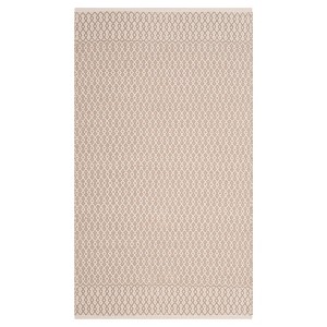 Ivory/Gray Abstract Woven Accent Rug - (3