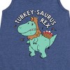 Girls' - Instant Message - Turkeysaurus Rex Graphic Sleeveless Aline Dress - 2 of 4
