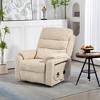 Electric Lift Recliner Chair with Massage and Heating, Cup Holder and Wireless Charging - 4 of 4