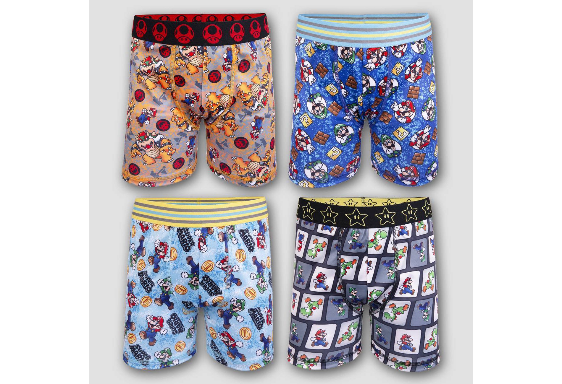 Boys' Super Mario 4pk Underwear