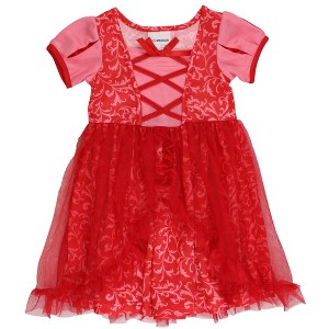 RuffleButts Girls Princess Dress-Up Corset Nightgown - 1 of 4