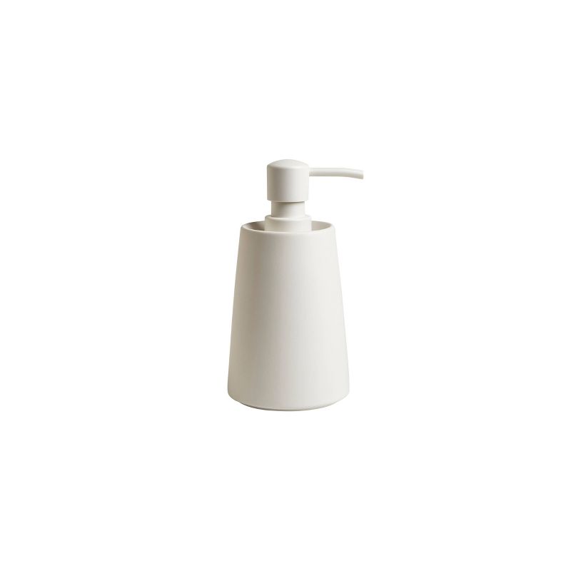 Crater Soap Dispenser White - Moda at Home, 1 of 4