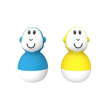 Matchstick Monkey Wobblers - Blue & Yellow