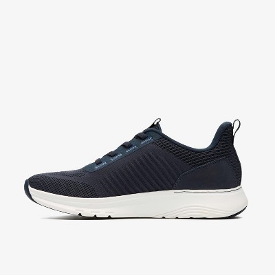 Clarks Mens Motion Trek LT Navy Knit Shoes 12 Wide — фото 2