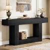 Tribesigns Farmhouse 2-Tier 63" Console Table with U-Shaped Base for Living Room - 2 of 4