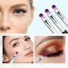 Unique Bargains Face Concealer Makeup Brush Kit Black 3 Pcs - image 3 of 4