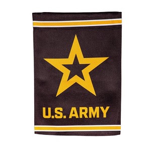 U.S. Army Patriotic Garden Flag, Welcome Garden Flags 12x18 Double Sided for Outside Yard Porch, Small House Flags For Military - 1 of 4