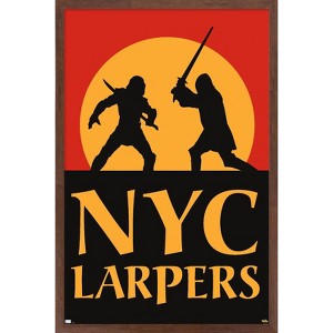 Trends International Marvel Hawkeye - NYC LARPers Framed Wall Poster Prints - 1 of 4