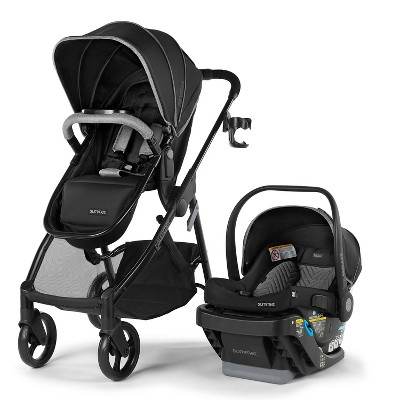 Summer Infant Myria Modular Travel System With Affirm 335 Rear-Facing Infant Car Seat And Base - Onyx Black