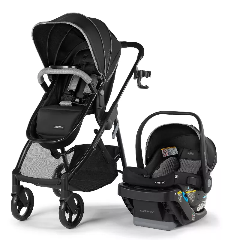 Summer Infant Myria Modular Travel System With Affirm 335 Rear Facing Car Seat And Base Onyx Black In Austria 79606783 - Summer Infant Car Seat Baby