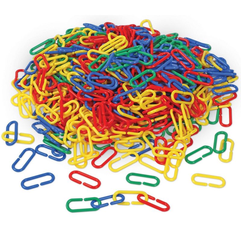 Learning Resources Link 'n' Learn Links - 4 colors, Set of 500, 4 of 6