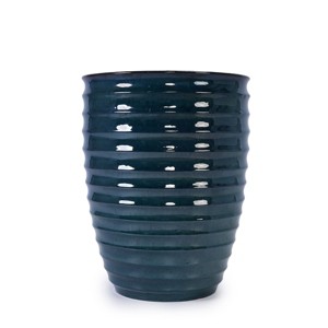 Modern Large Ceramic Planter Pot with Built-In Drainage Hole, High-Quality Ceramic Flower Pot for Windowsills, Patio, or Garden – The Pop Home - 1 of 4