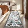 Nasitip Traditional Jungle Animals Pattern Area Rug Non-Slip Washable for Living Room，Bedroom，Entryway - 4 of 4
