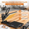HOMDOX Heat Press 15" × 15" Digital Heat Up Fast & Even Pro Pull Out Lower Platen Slide Out Heat Transfer Sublimation mashine Black - 2 of 4