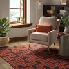 Geometric Area Rug Orange/Black - Threshold™ - 2 of 4