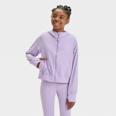 Girls' Woven Casual Lightweight Jacket - All In Motion™ - image 1 of 3