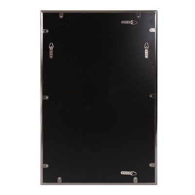Yorkville Brushed Titanium Rectangular Vanity Mirror 22.5x34.5