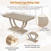 NicBex 6-Piece Rectangle Dining Table Set with 4 Cushion Seat Dining Chairs & Upholstered Bench for Kitchen,Dining Room - 4 of 4