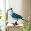 SPI Home Brass Colorful Blue Jay Figurine – 5" Hand-Painted Bird Sculpture for Nature-Lover or Woodland Decor - 2 of 4
