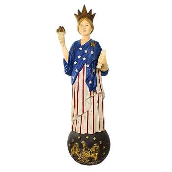 Bethany Lowe 24.5 Inch Lady Liberty Torch Americana July Fourth Decorative Sculptures