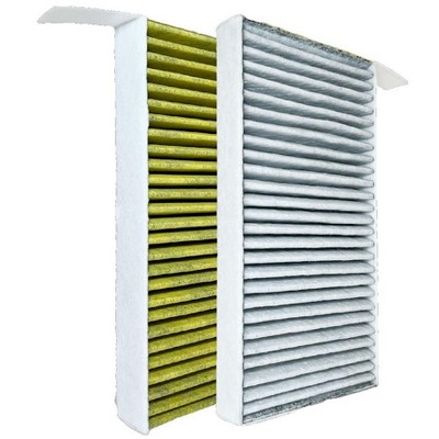 Nispira Activated Carbon Air Filter Replacement For Tesla Model 3 (2017-2021) Model Y (2020-2021), Part 1107681-00-A CP681, 2 Packs