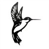 Metal Hummingbird Wall Accent (Set of 6) - 2 of 3