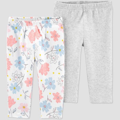 baby girl floral leggings