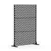 GDFStudio Rob Outdoor/Indoor Freestanding Metal 48"X 70" Privacy Decorative Screens - 2 of 4
