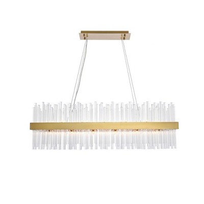 Elegant Lighting Dallas 24 - Light Chandelier in  Satin Gold