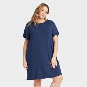 Women's Cloud Knit Pajama T-Shirt Dress - Auden™ - 1 of 3