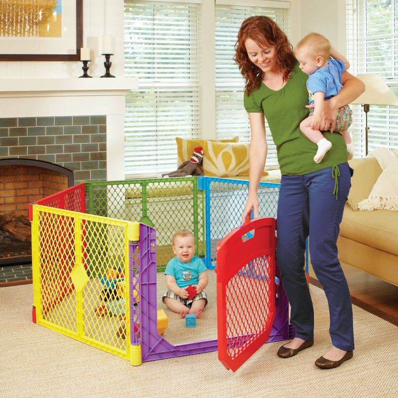 Toddleroo by North States Superyard Colorplay Ultimate Baby Gate, 2 of 8