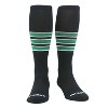 MK Socks Competitor OTC Baseball, Football Socks - Black White Kelly Green - 2 of 4