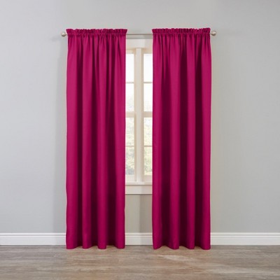 BrylaneHome BH Studio Microfiber Rod-Pocket Panel