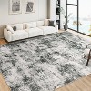 Runner Rug, Vintage Abstract Washable Hallway Runners for Kitchen Laundry Room, Ultra-Thin Soft Non-Slip Rug Runners for Entryway Bedroom - 2 of 4