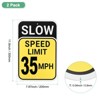 Unique Bargains Aluminum Weather Resistant Waterproof Rust Free Traffic Signs 2 Pcs - 2 of 4