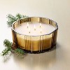 5 Wick XL Glass Colored Double Ribbed Scalloped Jar Candle 34oz - Hearth & Hand™ with Magnolia - 2 of 3