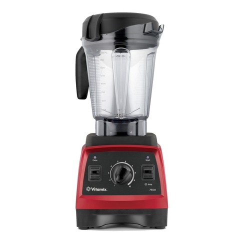 Vitamix, Red 7500 - Licuadora de grado profesional, 64 onzas, recipiente de  perfil bajo y accesorio rascador de cuchillas, color gris