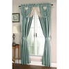 Kate Aurora Satin Semi Sheer Complete 5 Piece Window in a Bag Attached Curtain Set - 2 of 4