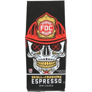 Fire Department Coffee Espresso Ground Skull Crush - Pack of 6 - 12 oz - 1 of 1