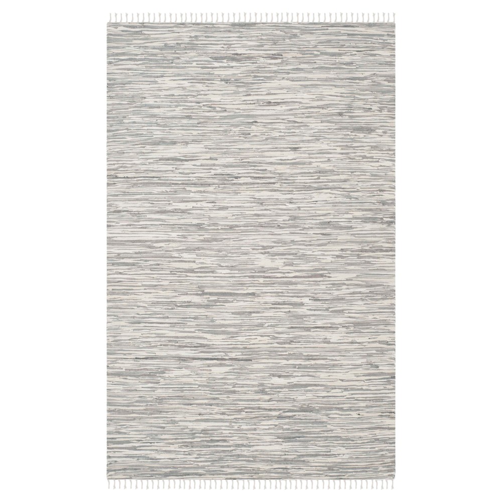 Chasen Flatweave Area Rug - Silver (9'x12') - Safavieh