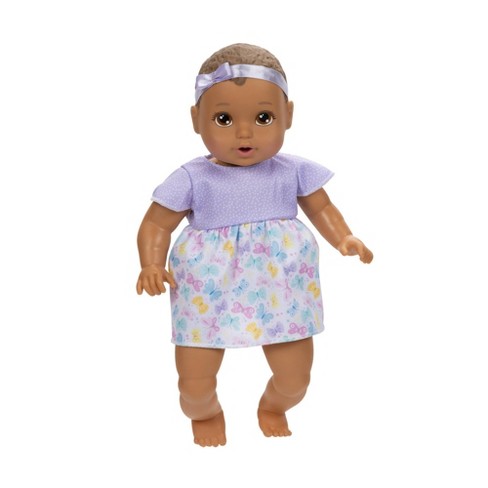 Utallige cowboy konvertering Perfectly Cute Basic 14" Girl Baby Doll - Light Brown Hair, Brown Eyes :  Target