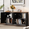 Bella Depot 59" Modern Storage Wooden 4 Doors Cabinet Buffet Sideboard For Living Room,Dining Room - 3 of 4