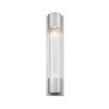 Striate Collection 24" LED Wall Sconce - Modern Clear Glass Design, Dimmable, Wet Rated - 2 of 4