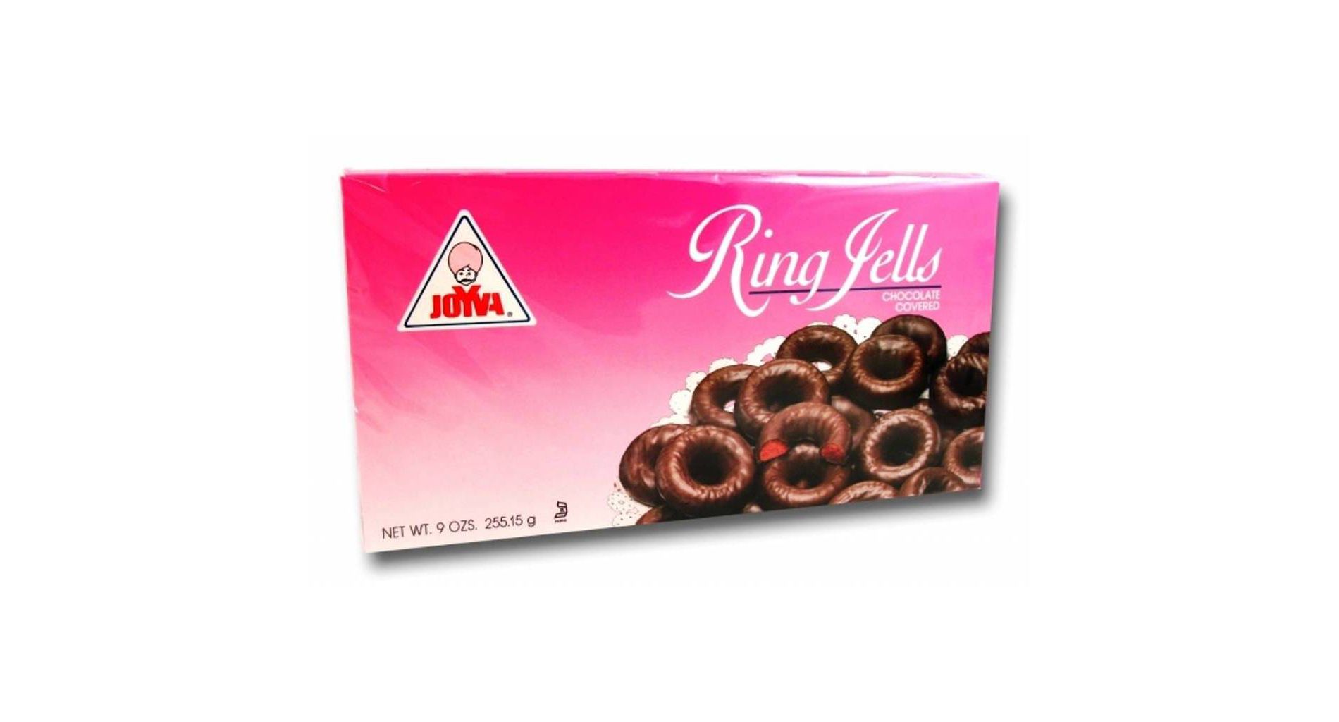 Joyva Chocolate Covered Raspberry Ring Jells - 9oz